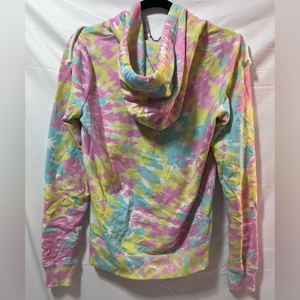Hollister Colorful Tie-Dye Zip Up Hoodie. Size Medium. - Picture 5 of 7
